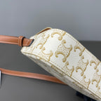 Celine Metal White Shoulder Bag