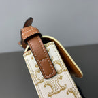 Celine Metal White Shoulder Bag