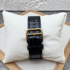 Hermes Black Quartz watch