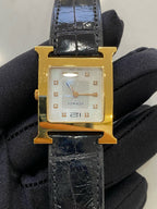 Hermes Black Quartz watch
