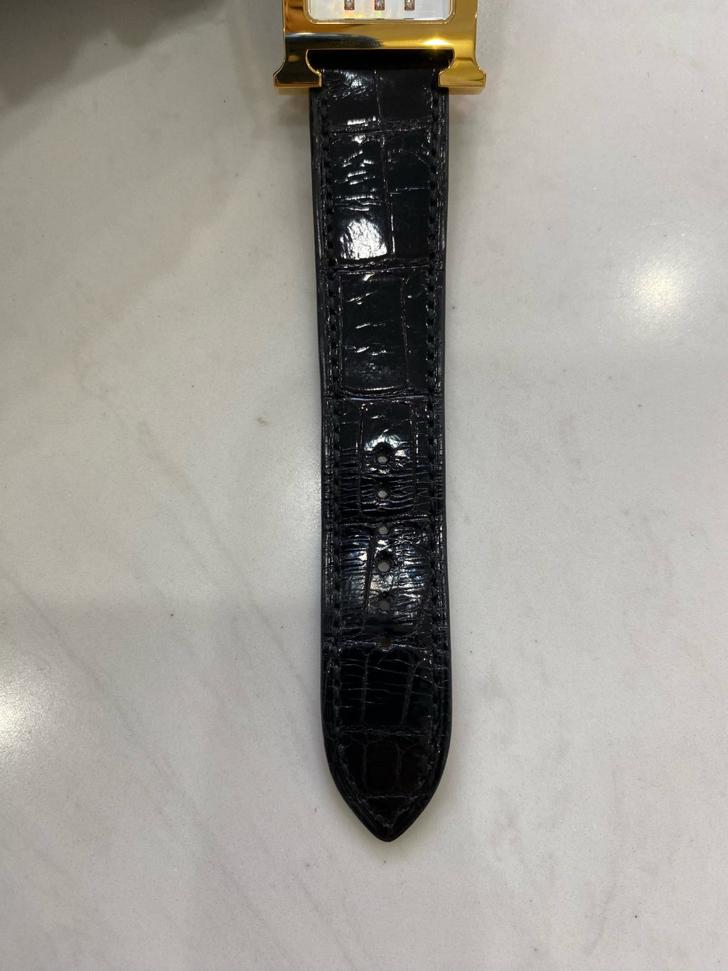 Hermes Black Quartz watch