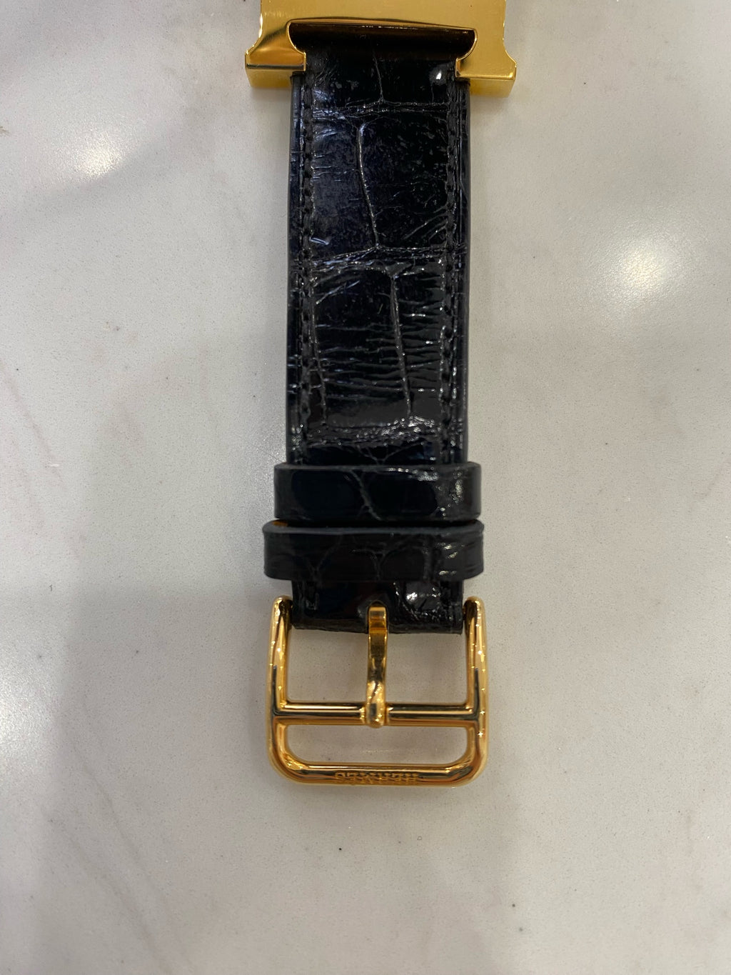 Hermes Black Quartz watch