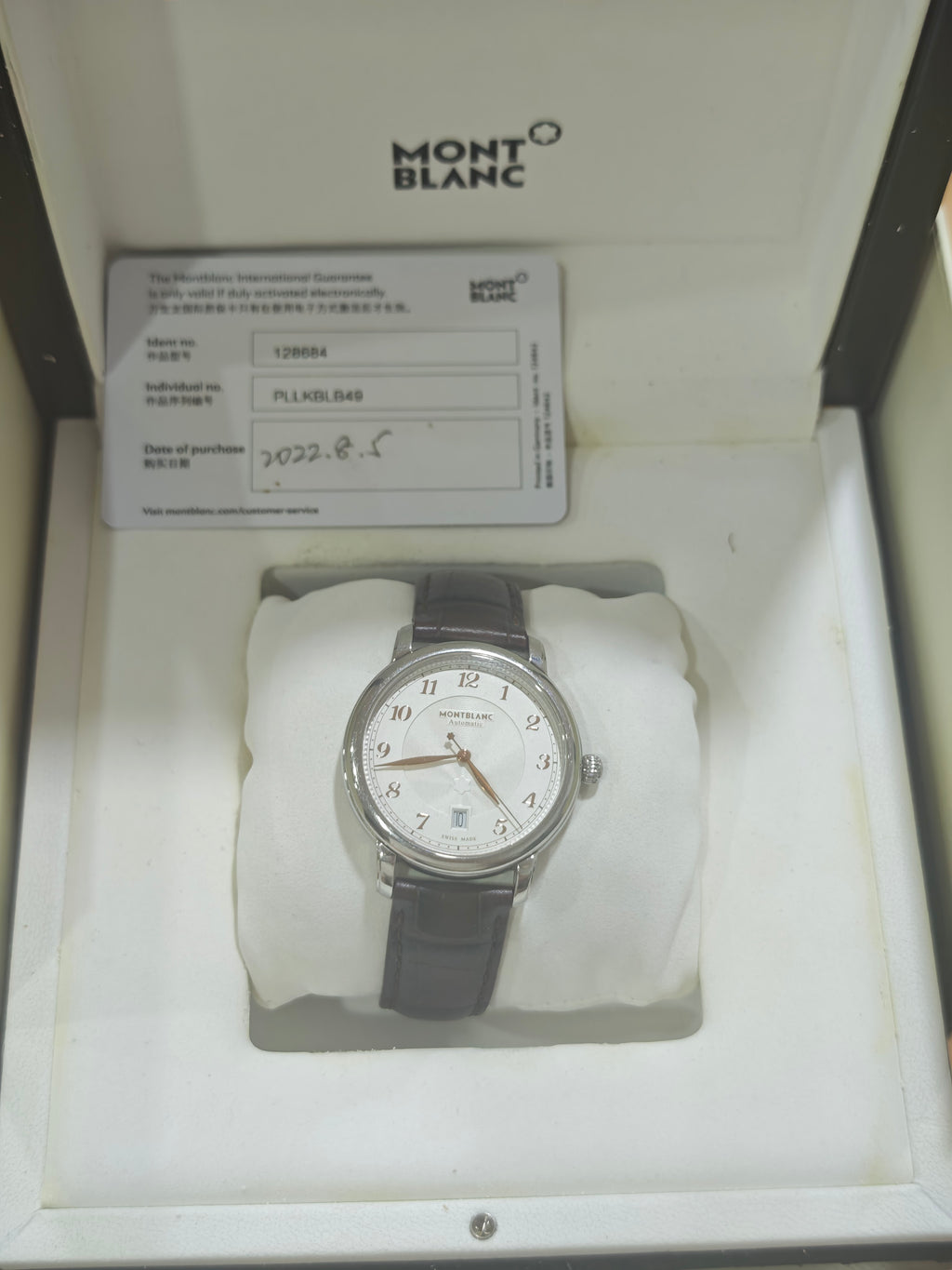 Montblanc Celebrity Automatic (self-winding) watch 39 millimeters 128684