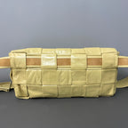 Bottega Veneta Alcantara Yellow Sling Bag