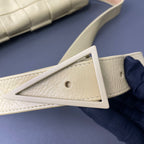 Bottega Veneta Alcantara Yellow Sling Bag