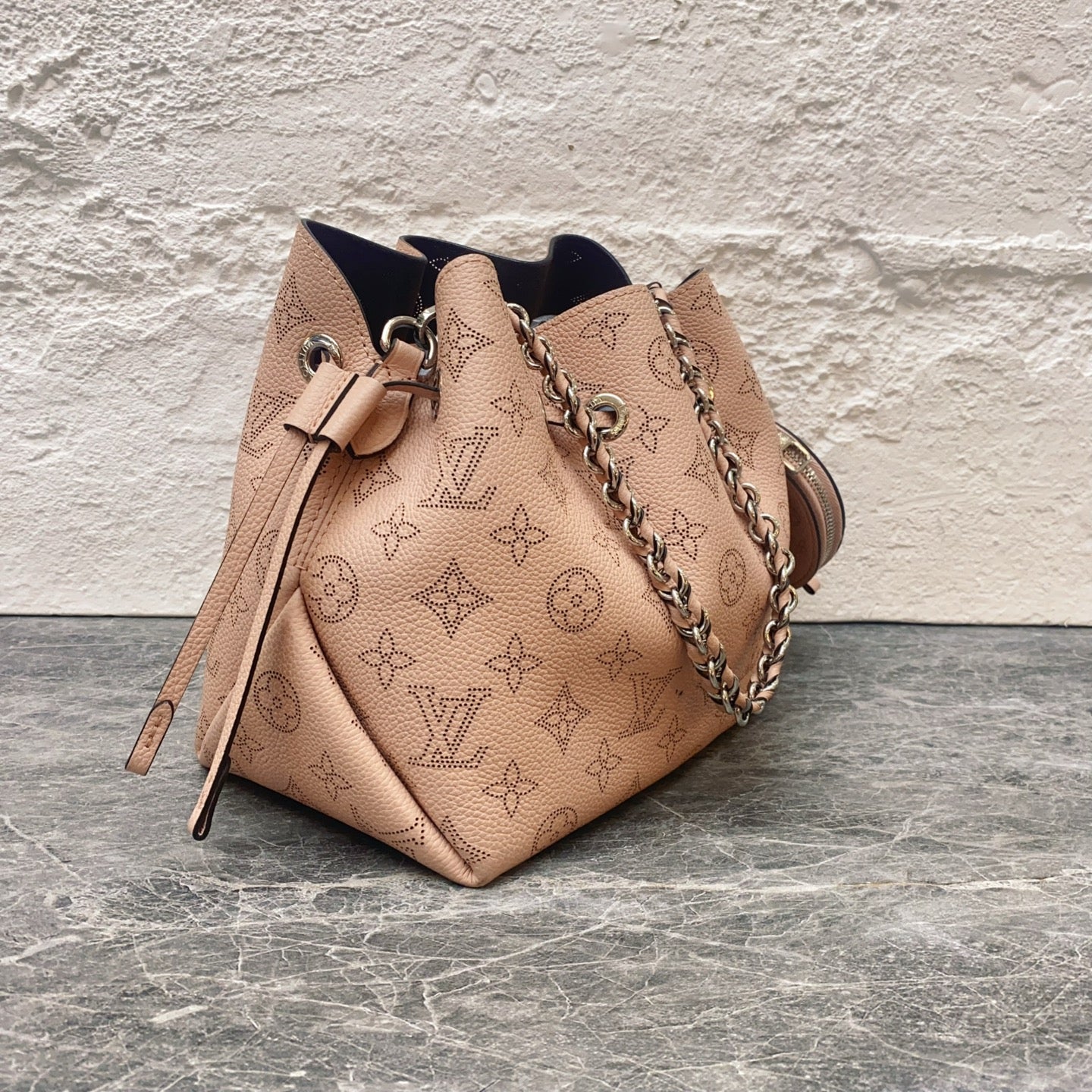 Louis Vuitton Pink Bucket & Drawstring Bag