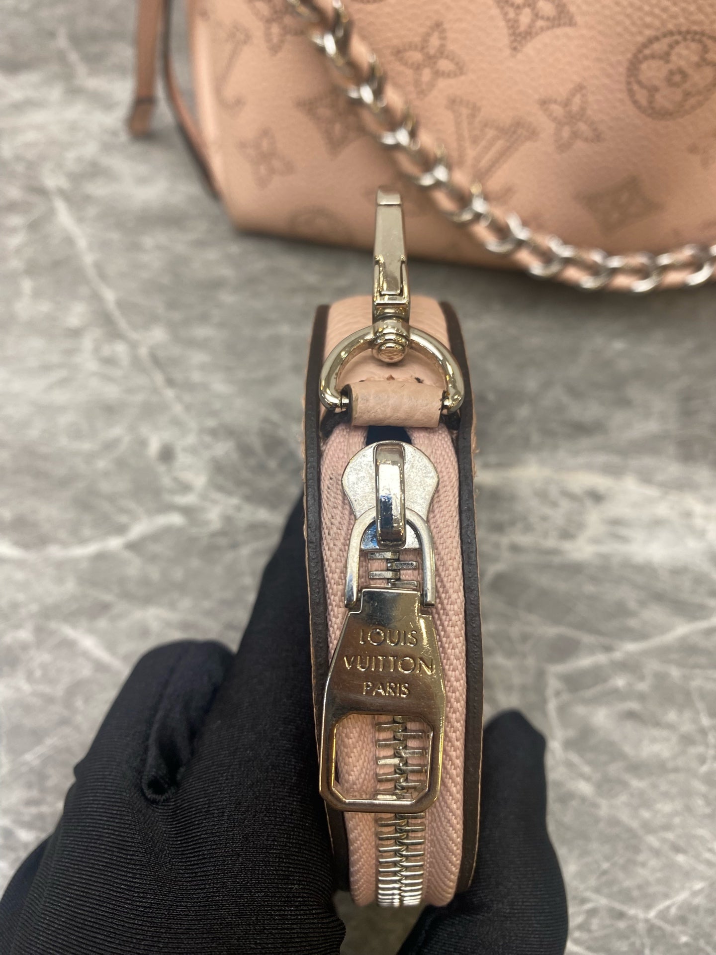 Louis Vuitton Pink Bucket & Drawstring Bag