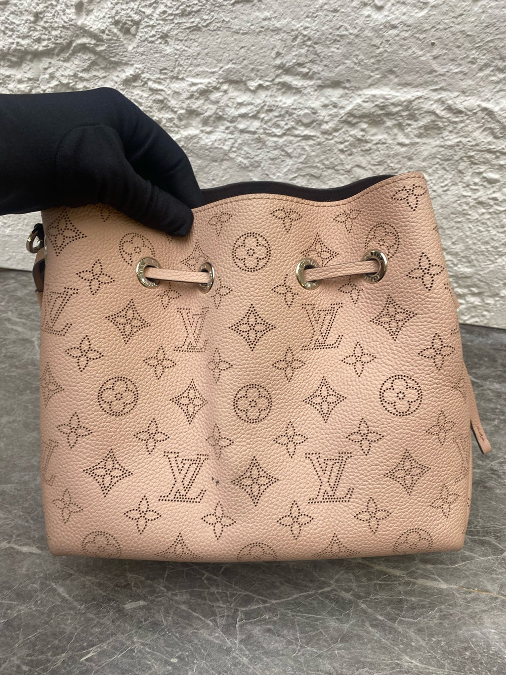 Louis Vuitton Pink Bucket & Drawstring Bag