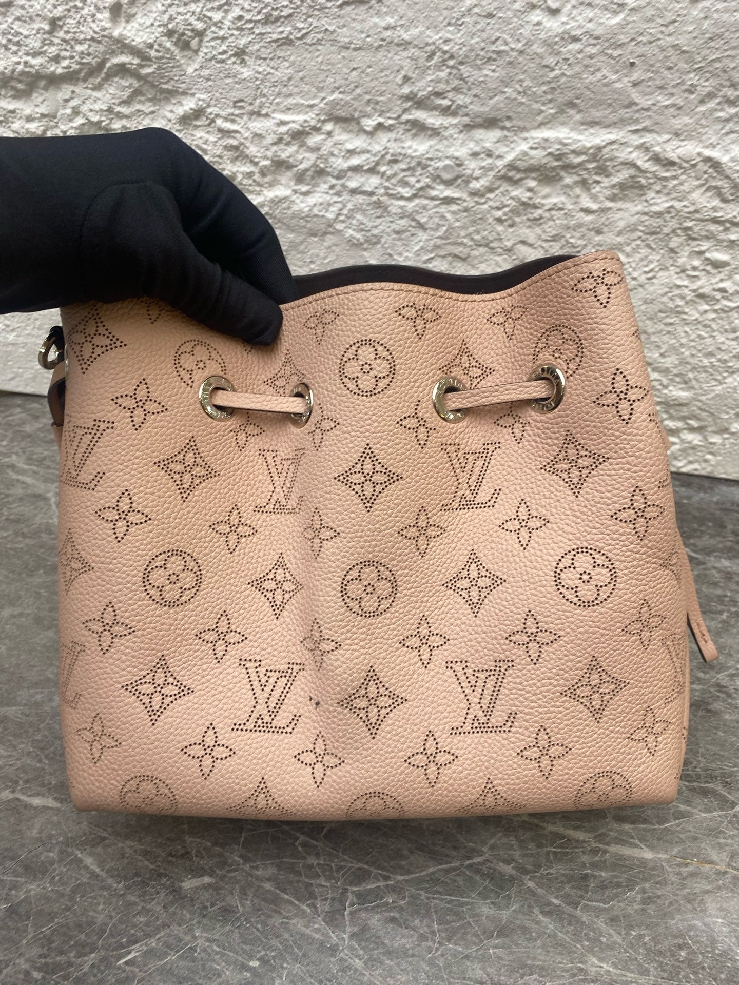 Louis Vuitton Pink Bucket & Drawstring Bag