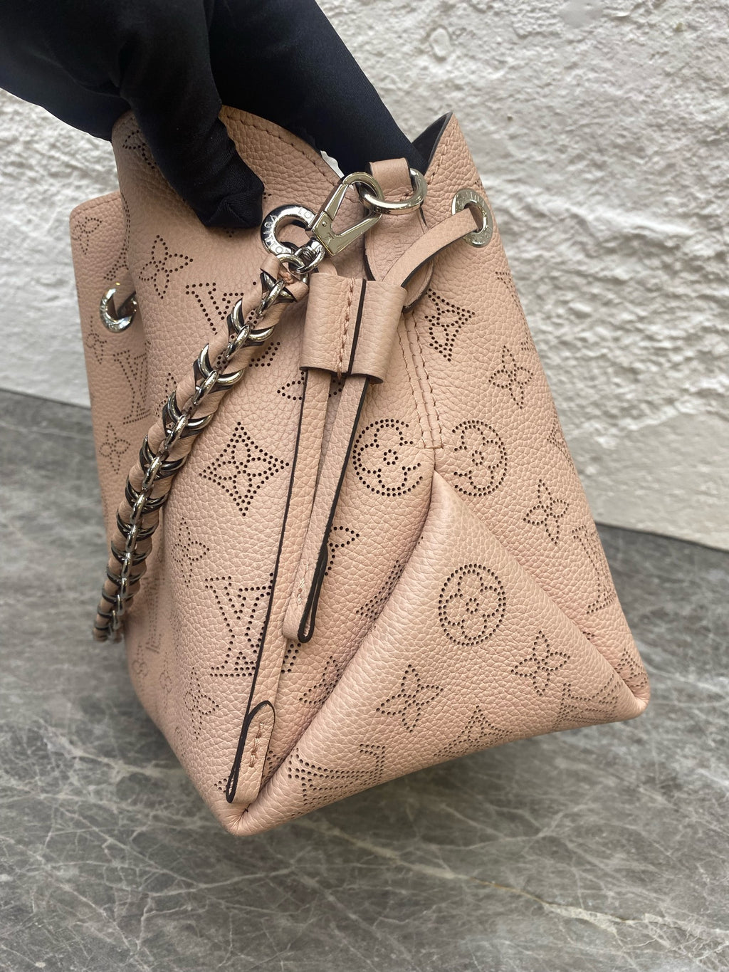 Louis Vuitton Pink Bucket & Drawstring Bag