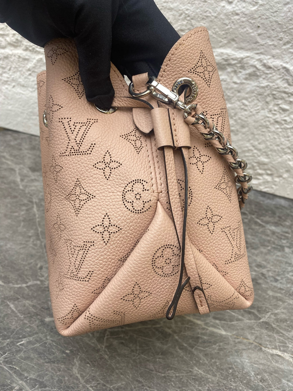 Louis Vuitton Pink Bucket & Drawstring Bag