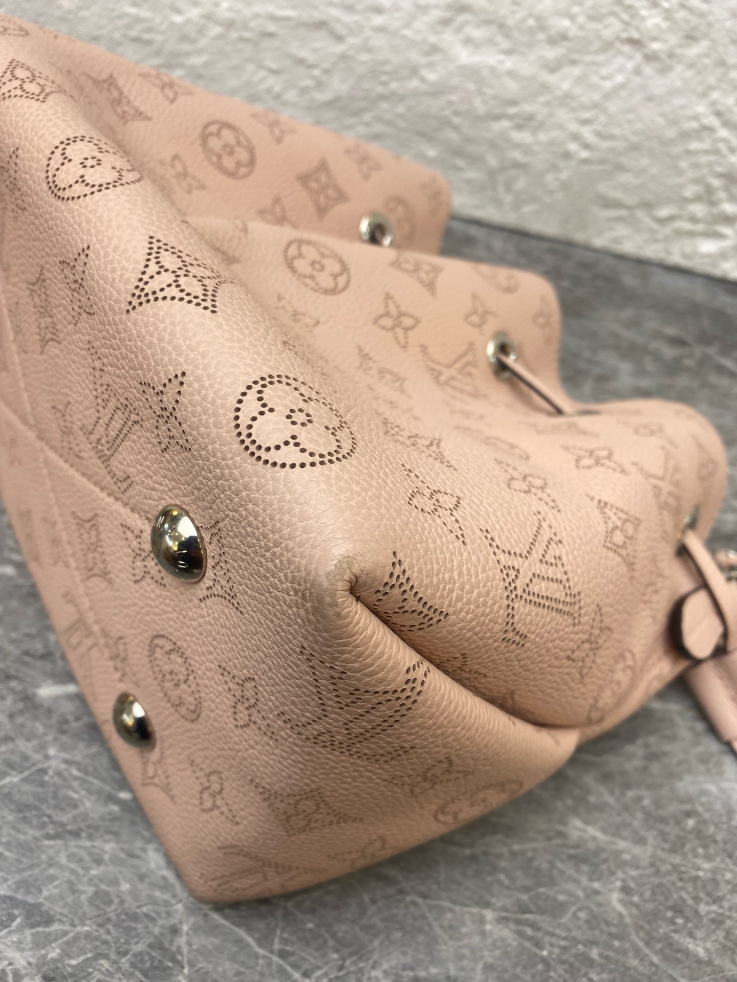 Louis Vuitton Pink Bucket & Drawstring Bag
