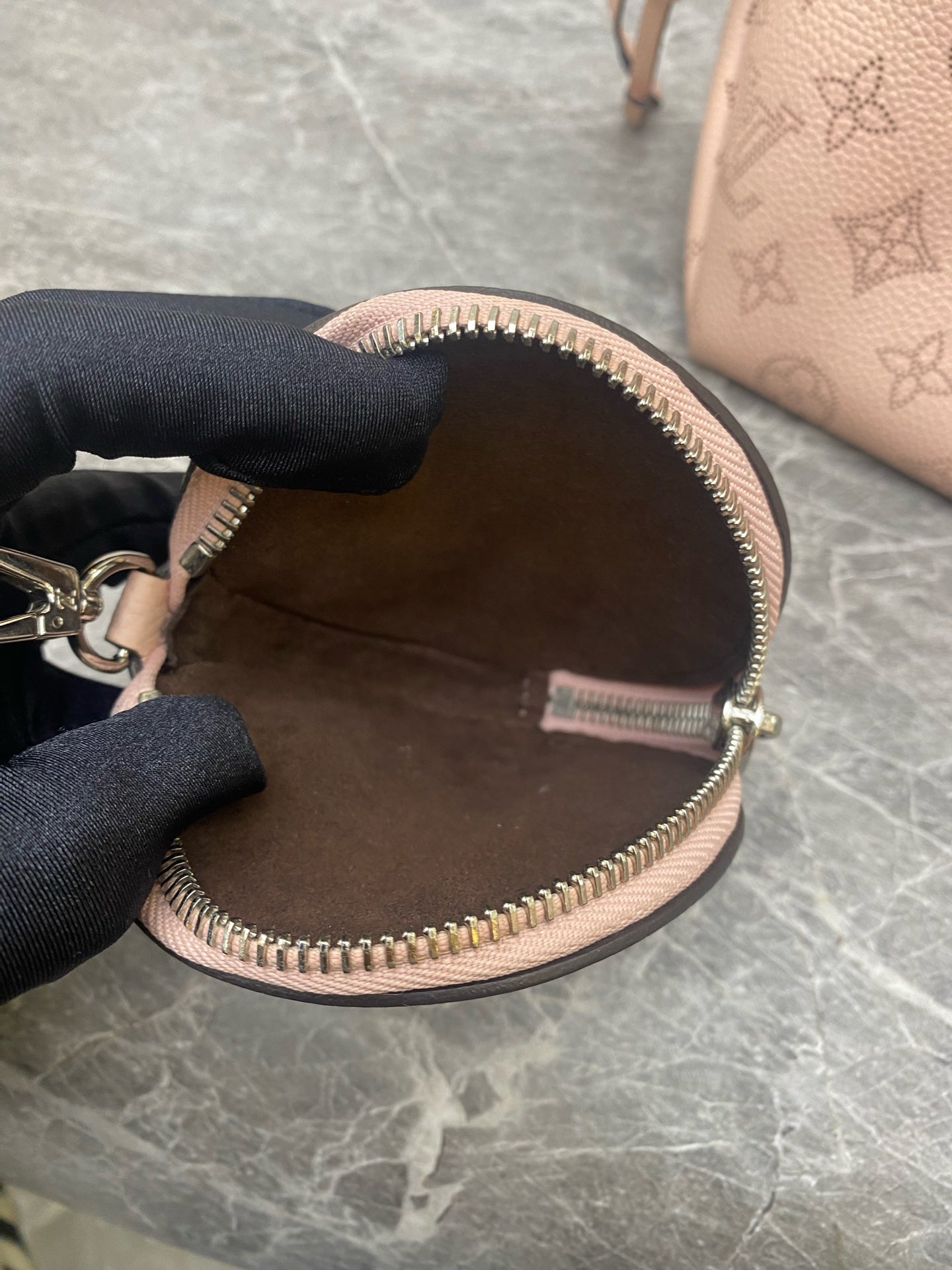 Louis Vuitton Pink Bucket & Drawstring Bag