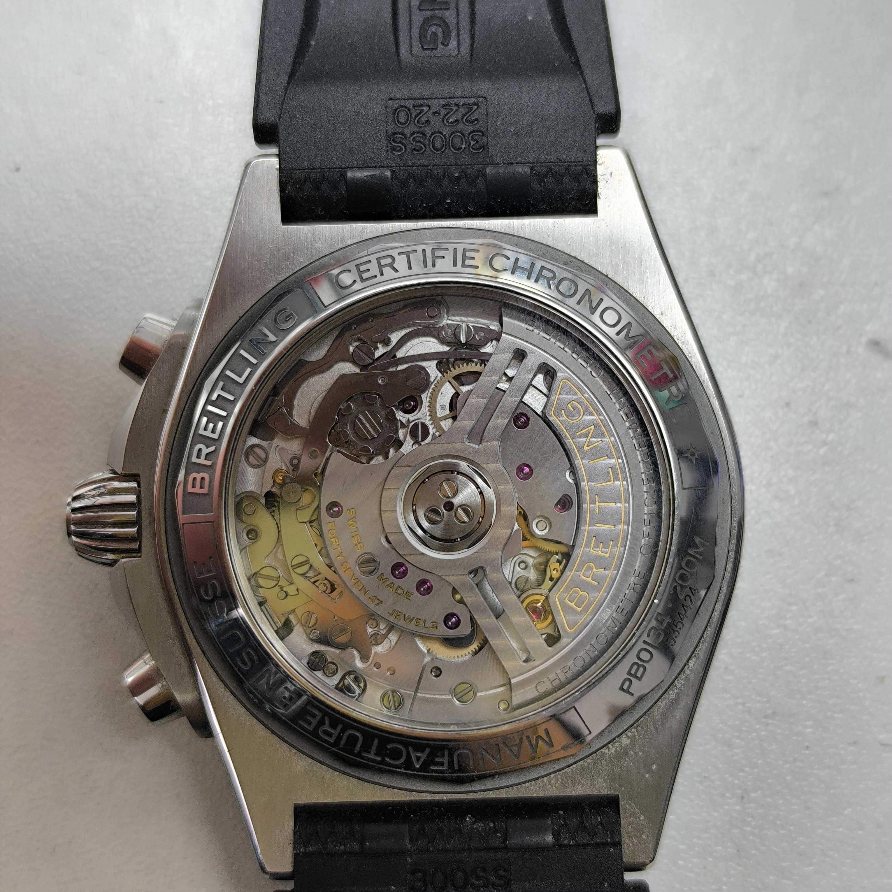 Breitling Chronomat B01 42 mechanical chronograph watch Mechanical watch 42 millimeters PB0134101C1S2
