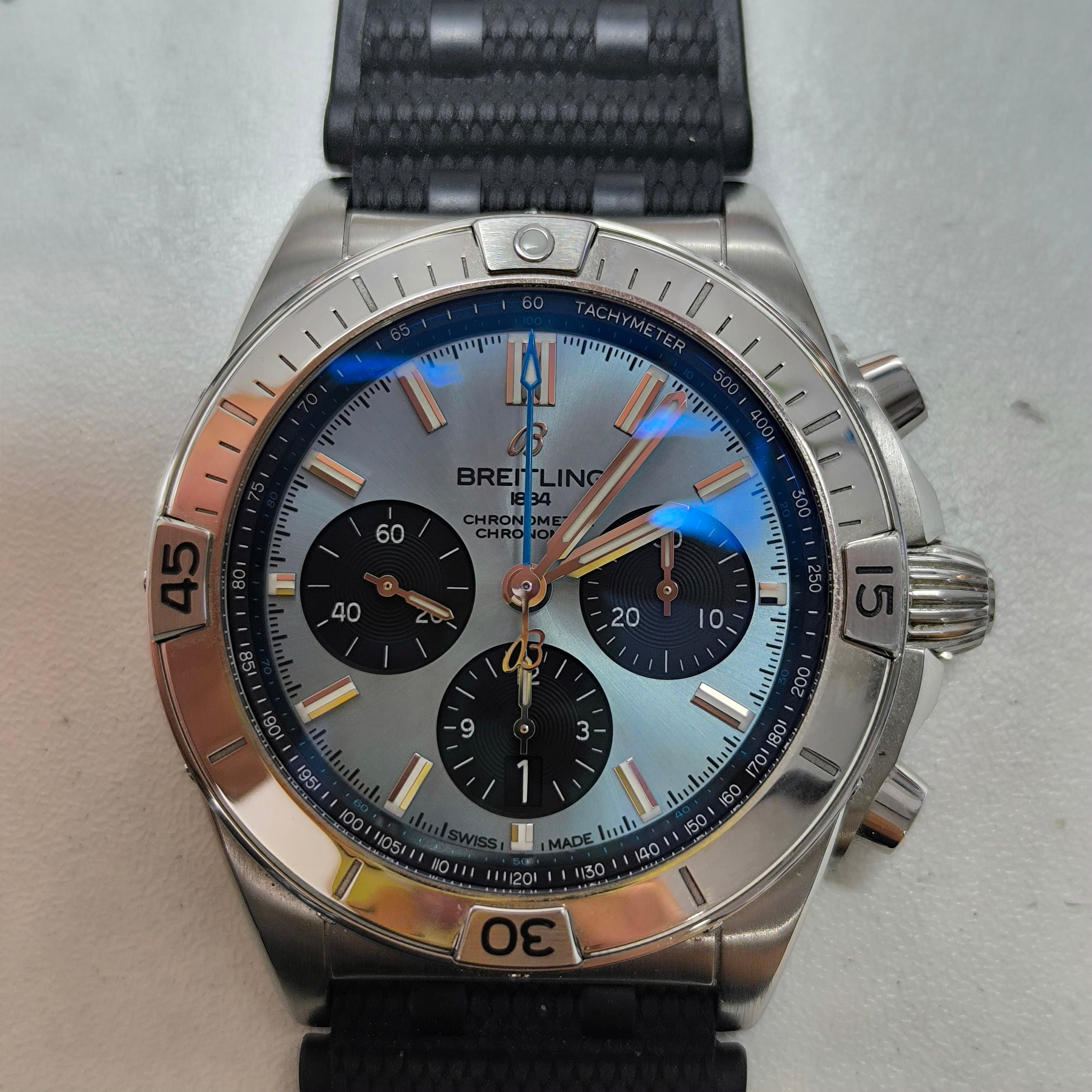 Breitling Chronomat B01 42 mechanical chronograph watch Mechanical watch 42 millimeters PB0134101C1S2