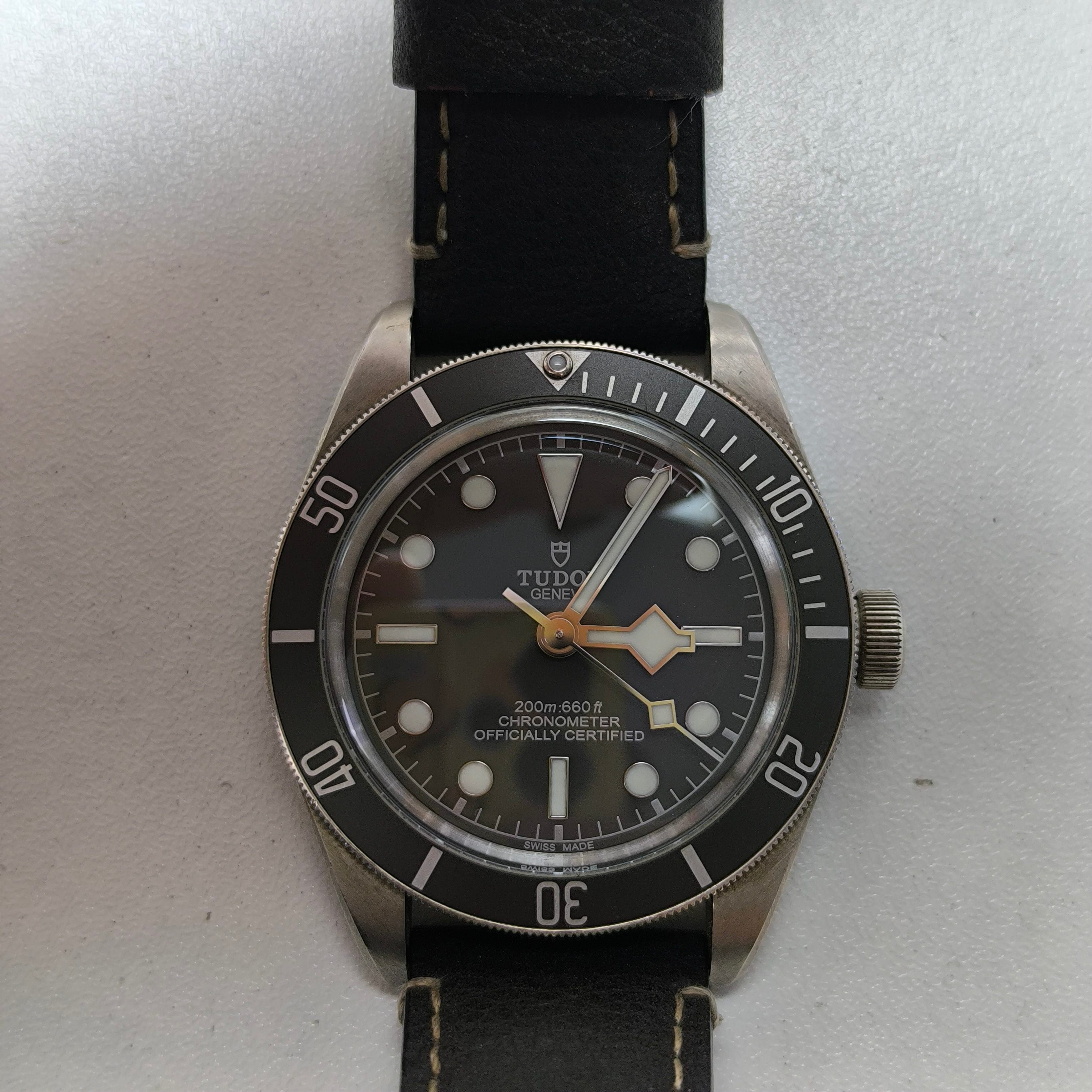 Tudor Blue Bay 1958 Model 925 39 millimeters m79010sg-0001