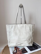 Miu Miu Leather White Tote