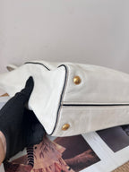 Miu Miu Leather White Tote