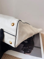 Miu Miu Leather White Tote