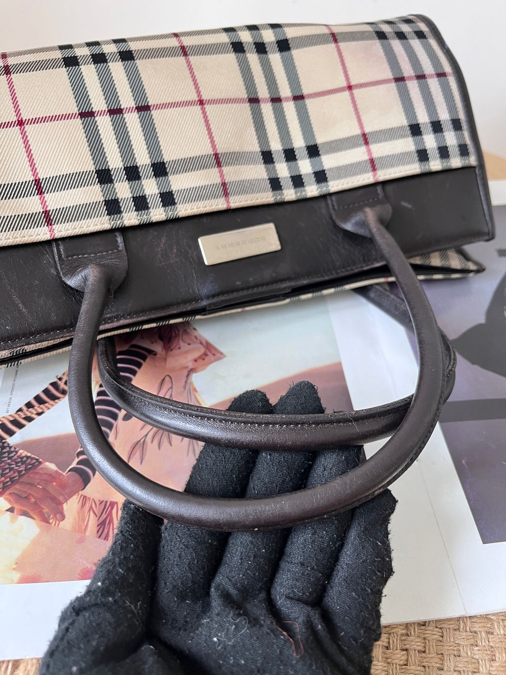 Burberry Leather Satchel