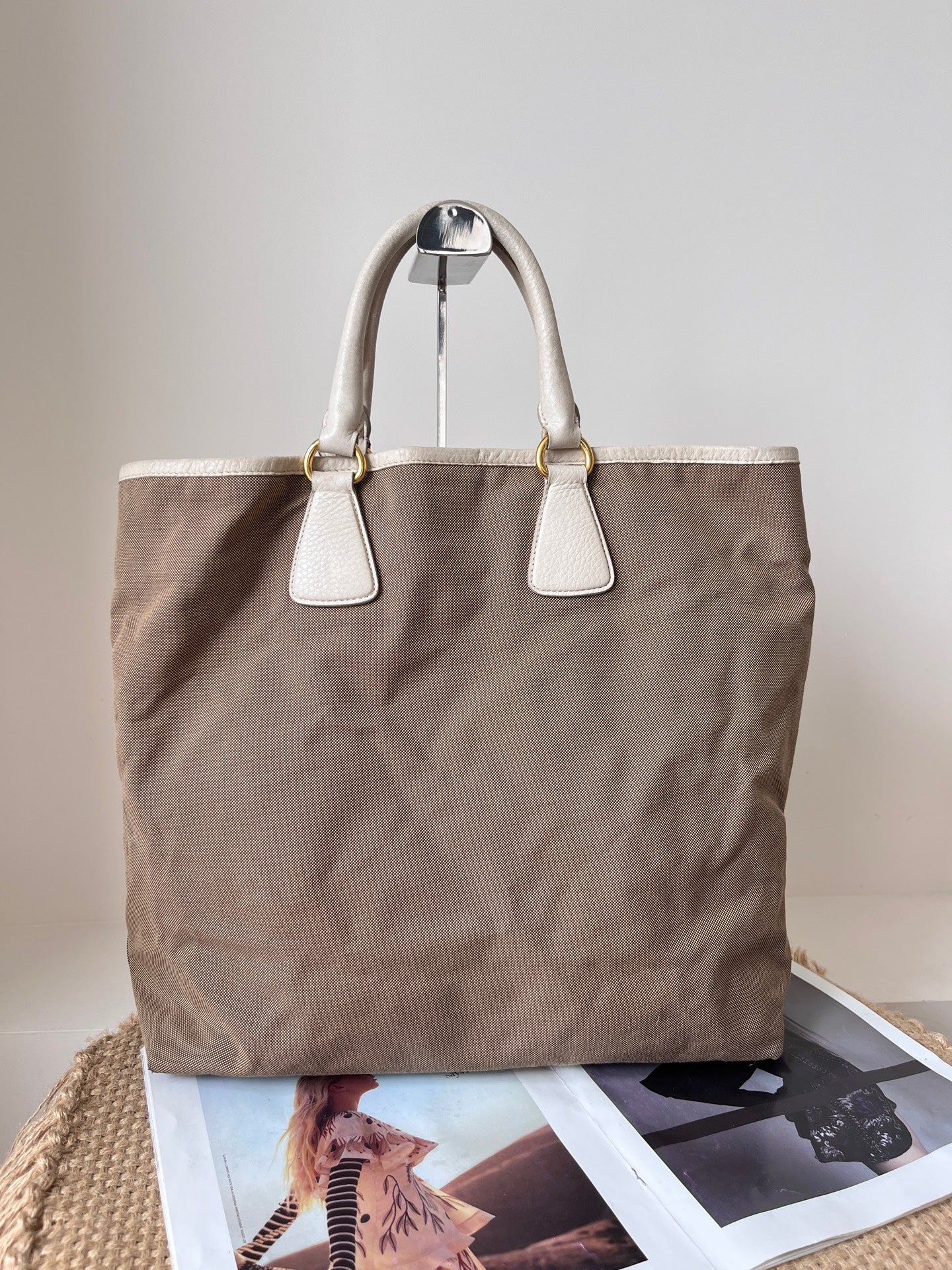 Prada Canvas Tote