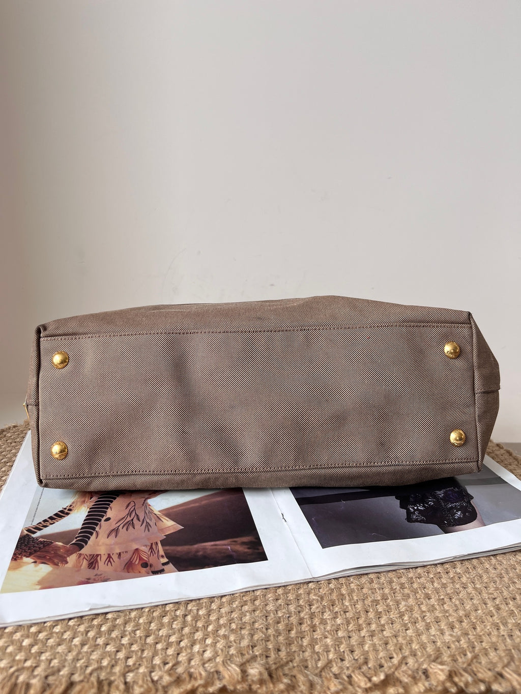 Prada Canvas Tote