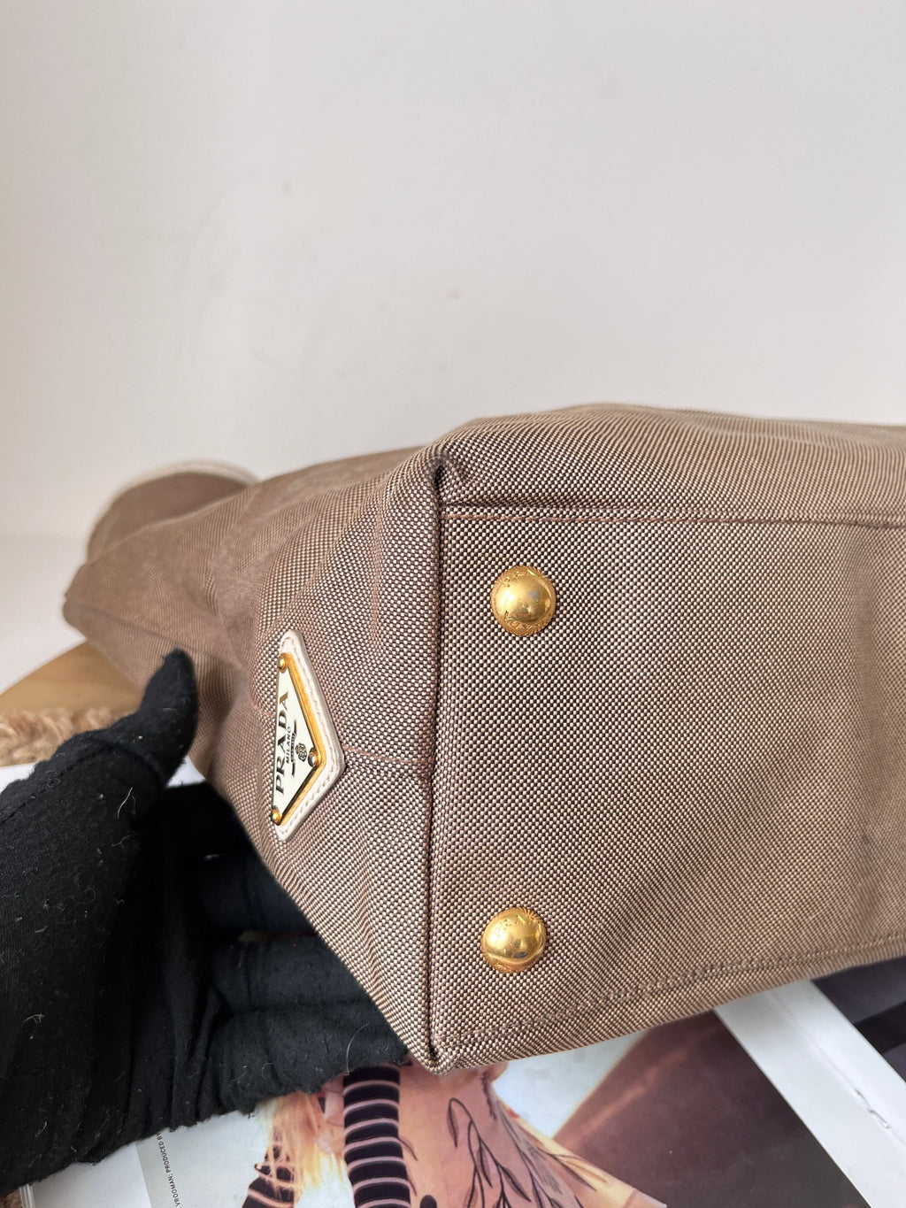 Prada Canvas Tote