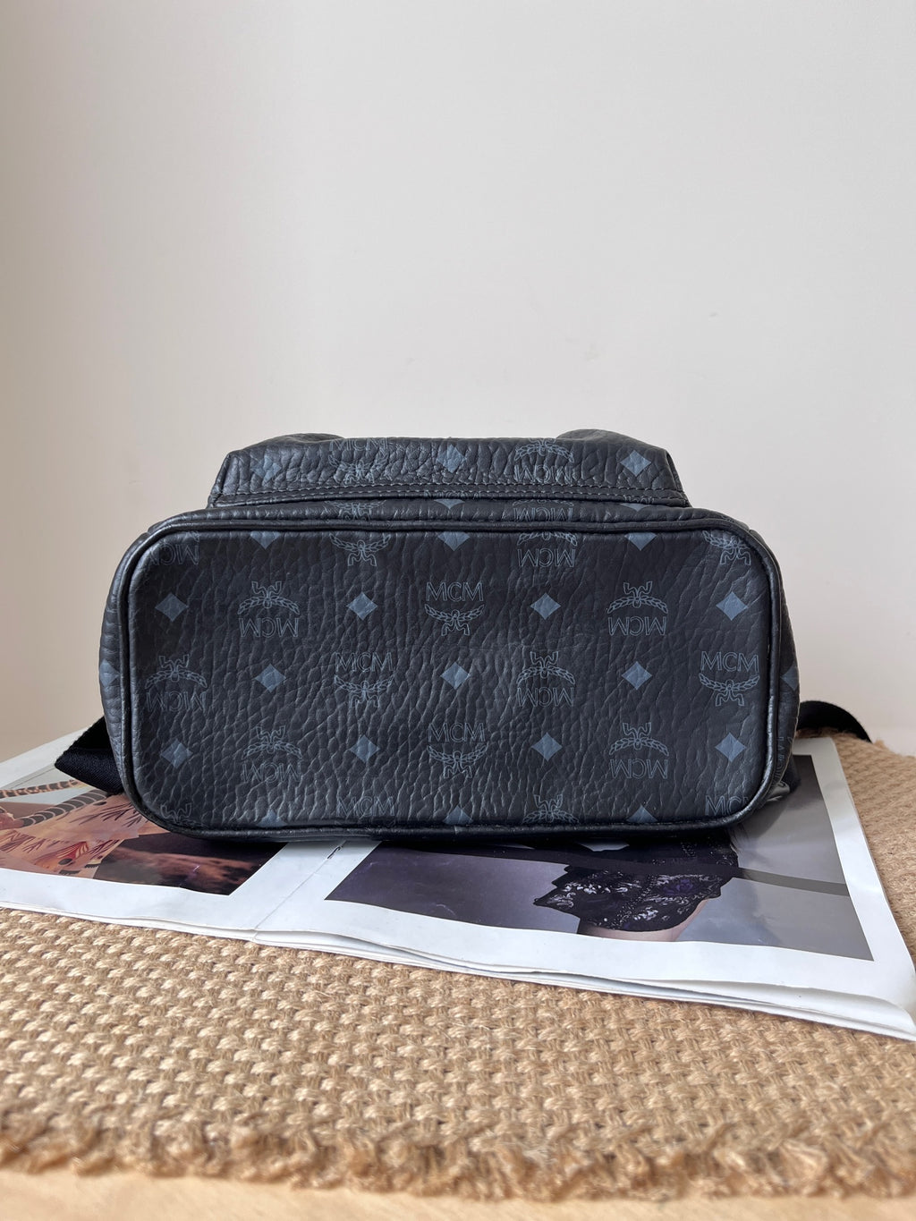 MCM Leather Backpack