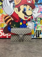 Gucci Canvas Red Shoulder Bag