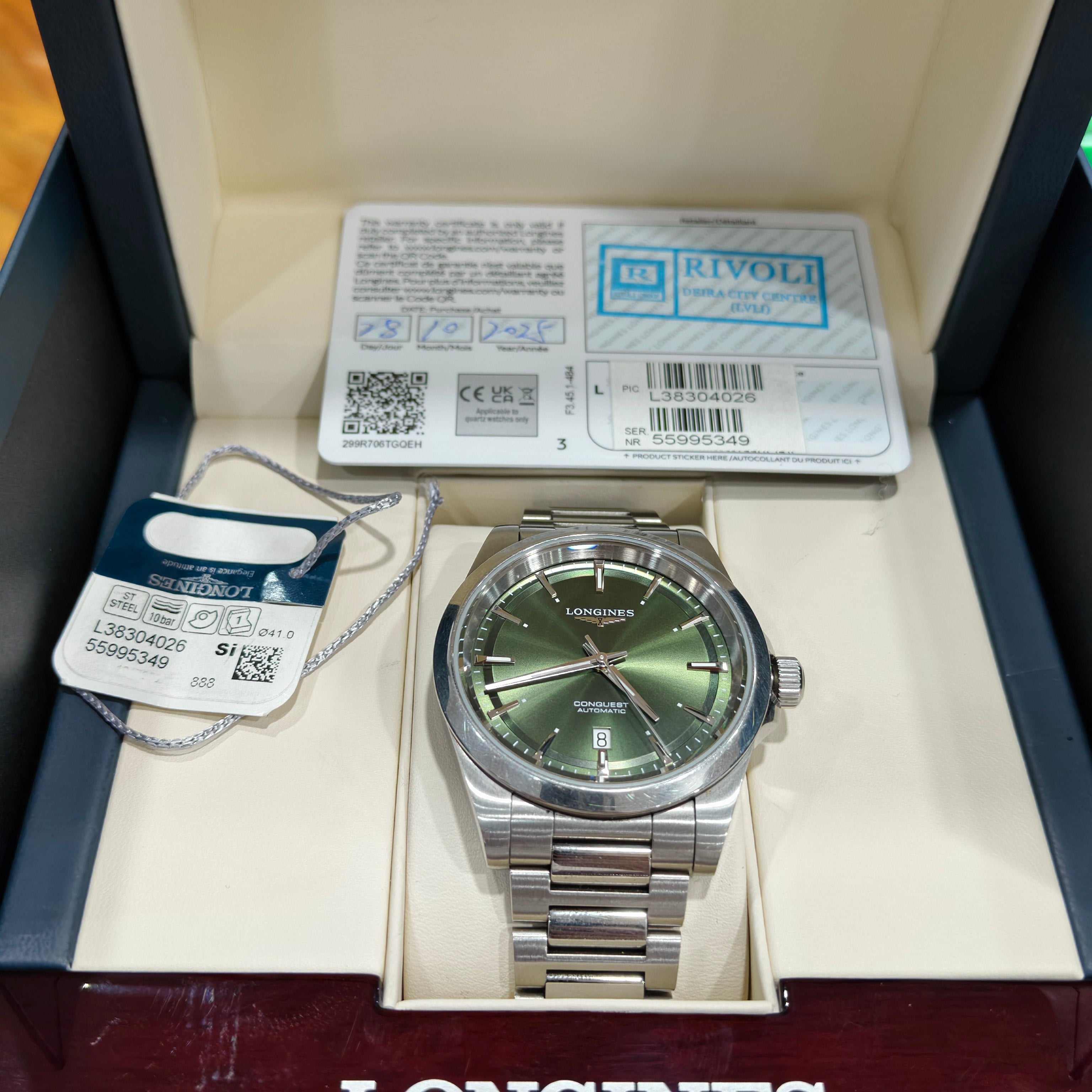Longines Conquest Series Mechanical watch 41.00mm L3.830.4.02.6
