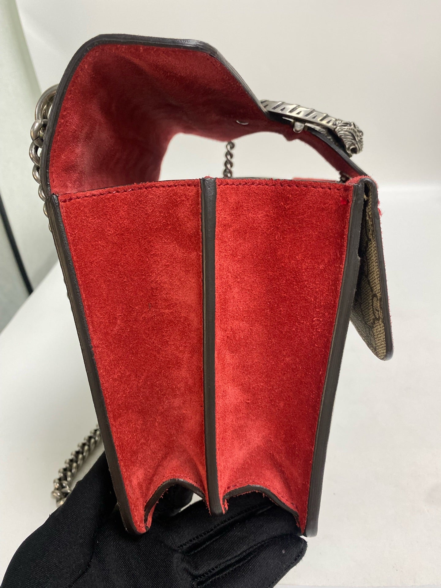 Gucci Canvas Red Shoulder Bag