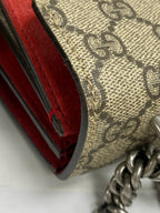 Gucci Canvas Red Shoulder Bag