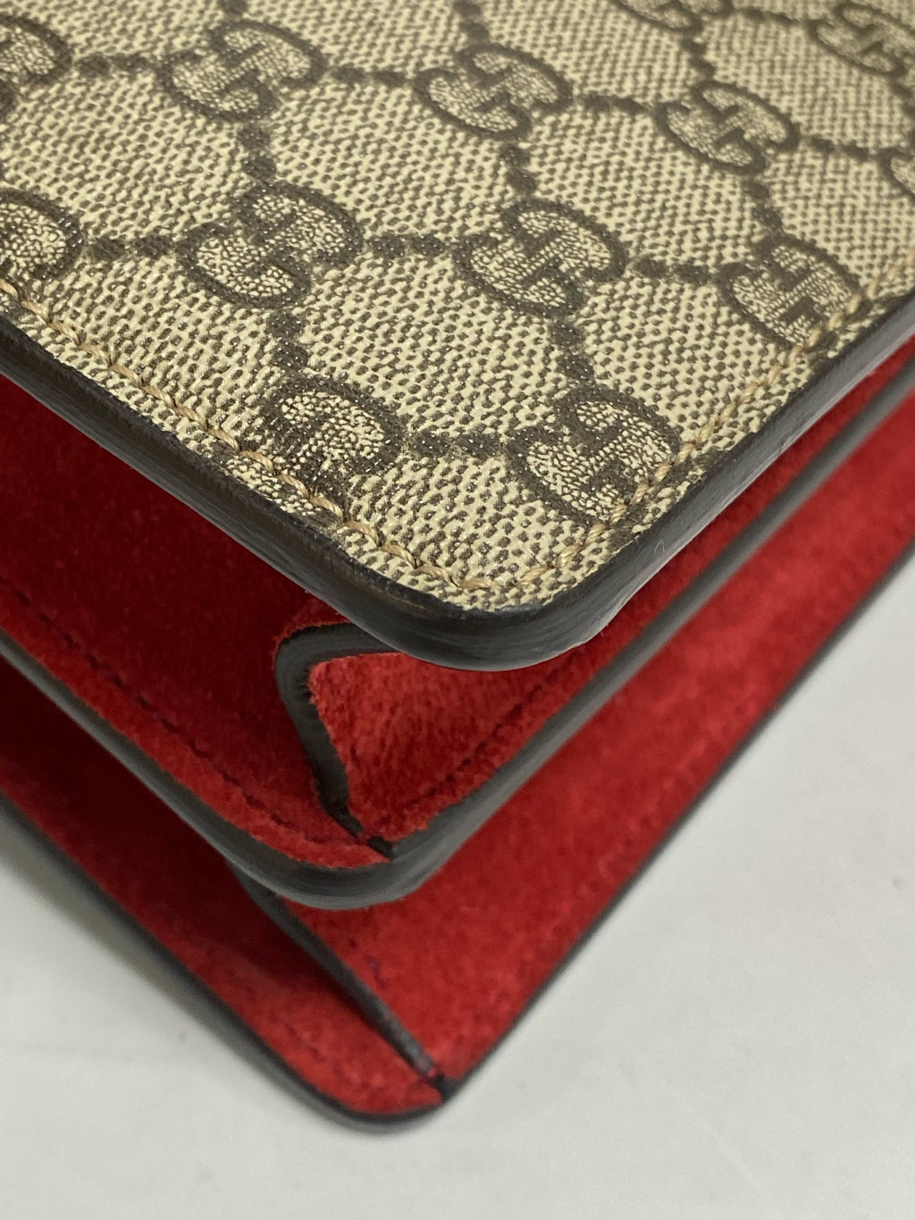 Gucci Canvas Red Shoulder Bag