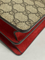 Gucci Canvas Red Shoulder Bag