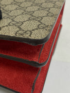 Gucci Canvas Red Shoulder Bag
