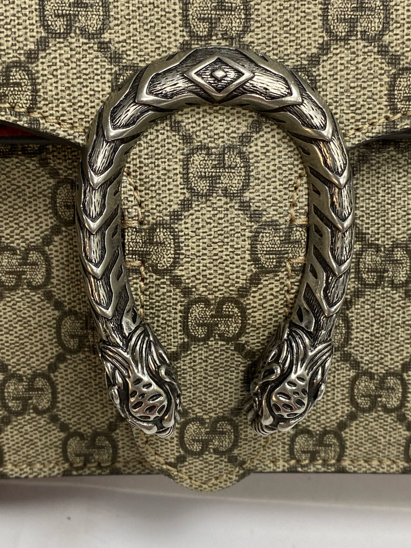 Gucci Canvas Red Shoulder Bag