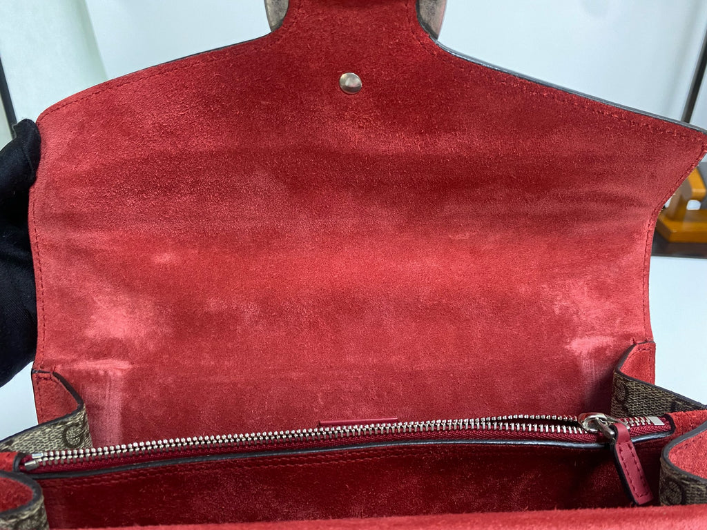 Gucci Canvas Red Shoulder Bag