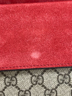 Gucci Canvas Red Shoulder Bag