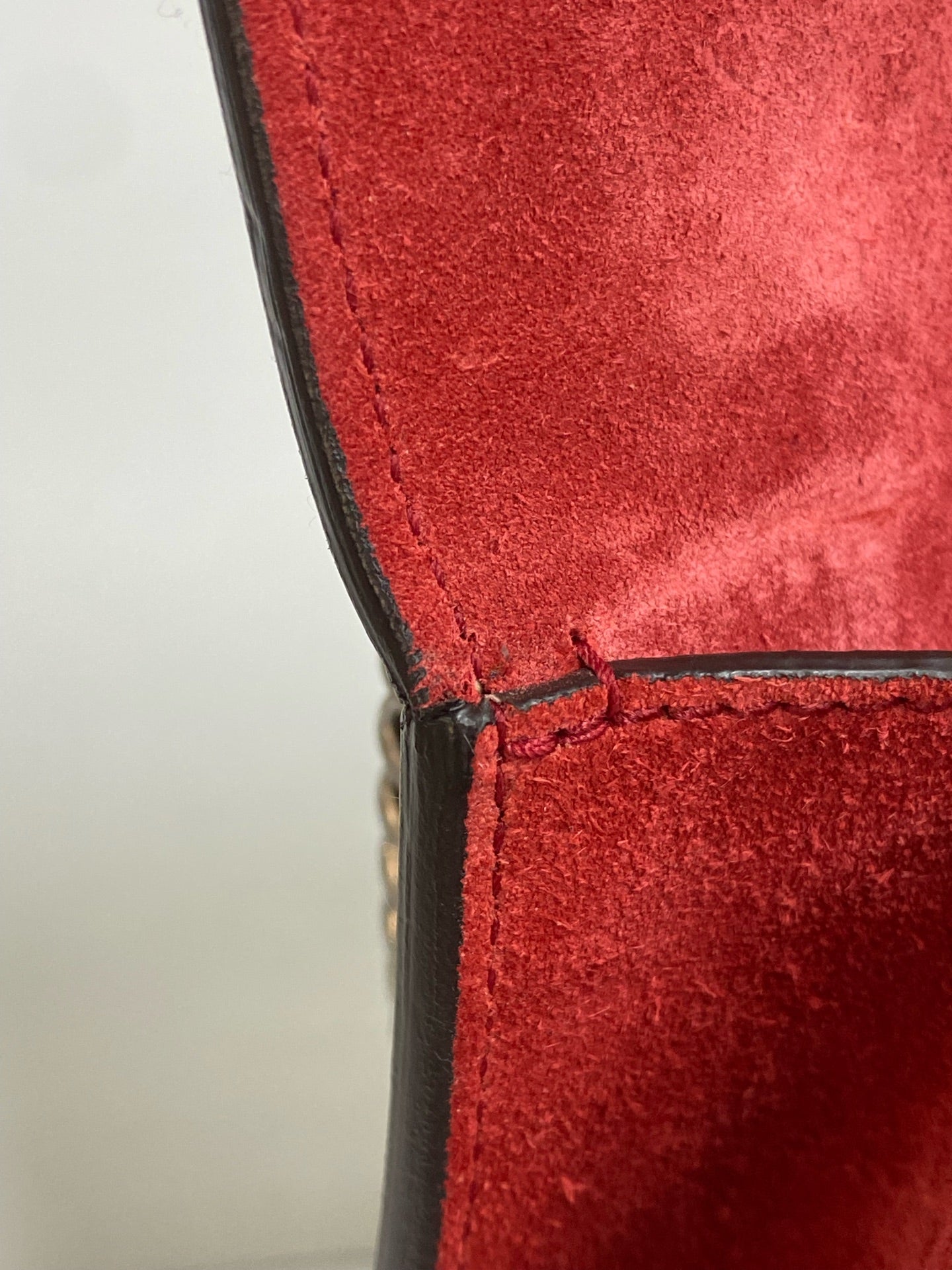 Gucci Canvas Red Shoulder Bag