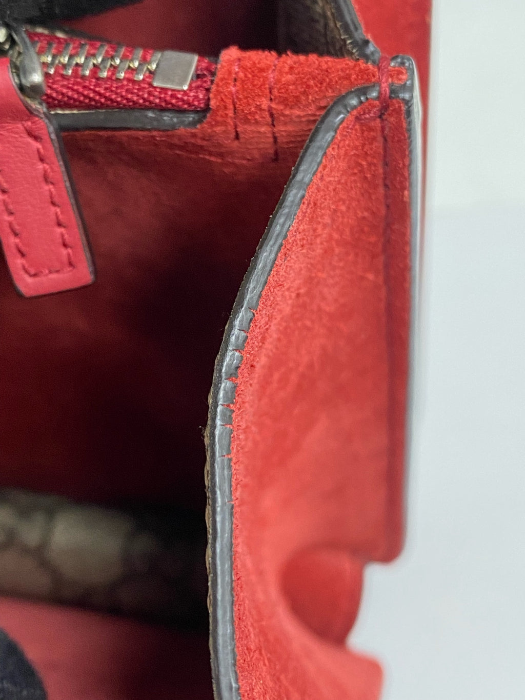 Gucci Canvas Red Shoulder Bag