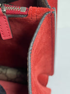 Gucci Canvas Red Shoulder Bag