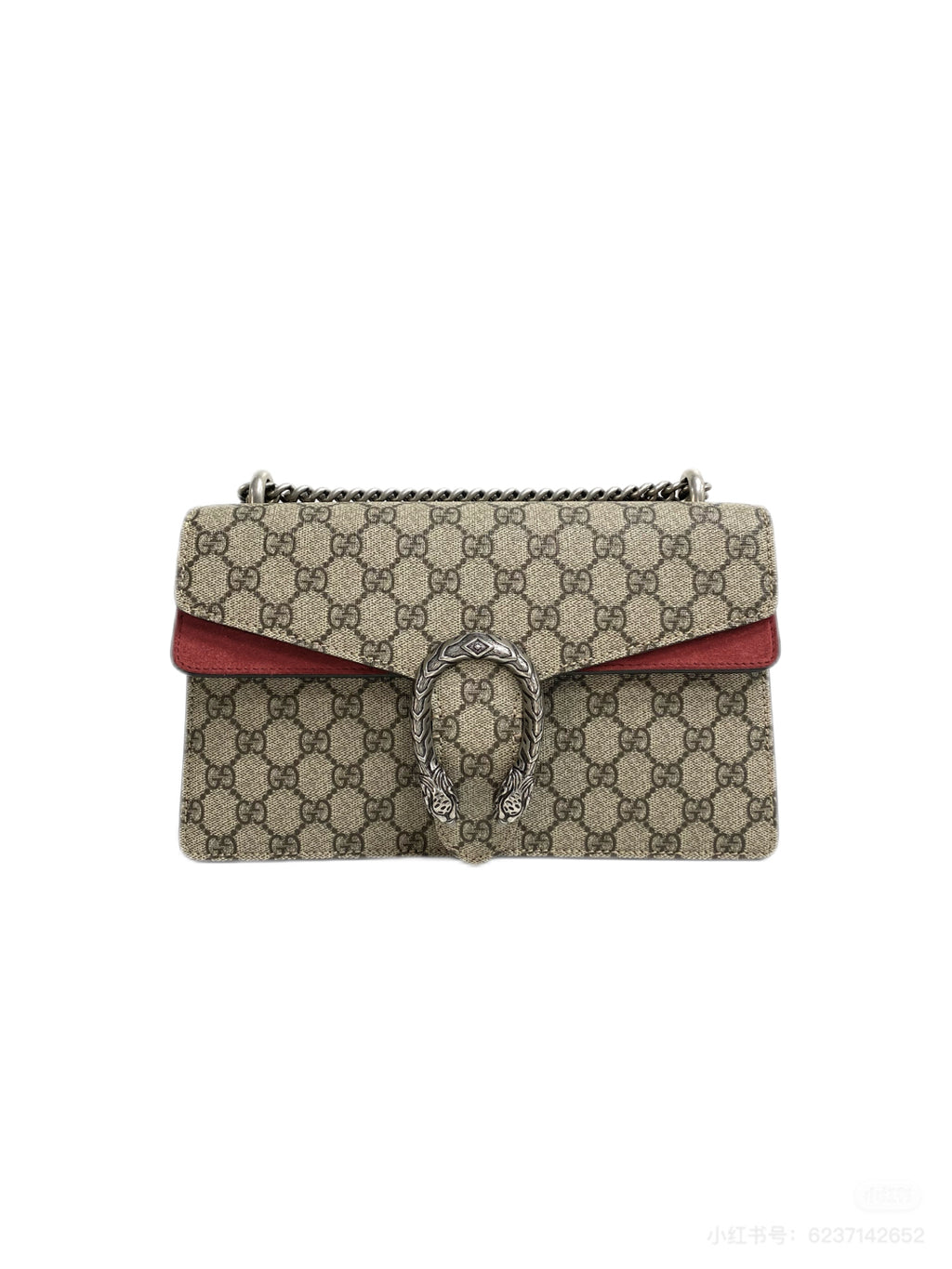 Gucci Canvas Red Shoulder Bag