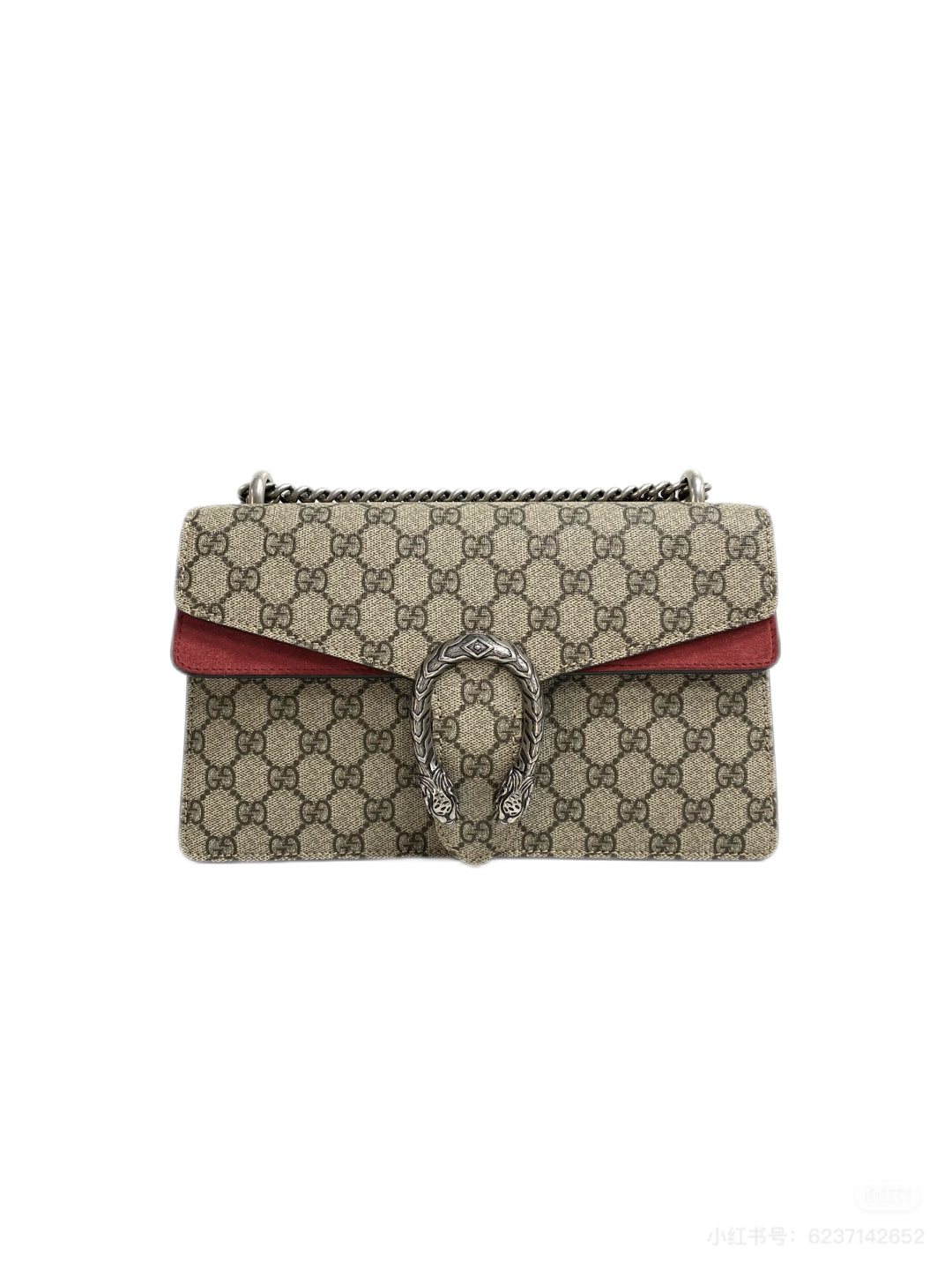 Gucci Canvas Red Shoulder Bag