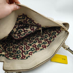 Gucci White Satchel