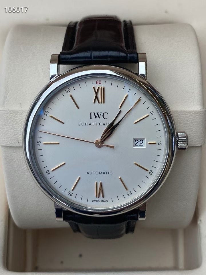 Longines White Automatic (self-winding) watch