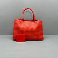 Bottega Veneta Red Satchel