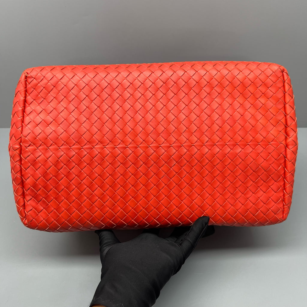 Bottega Veneta Red Satchel