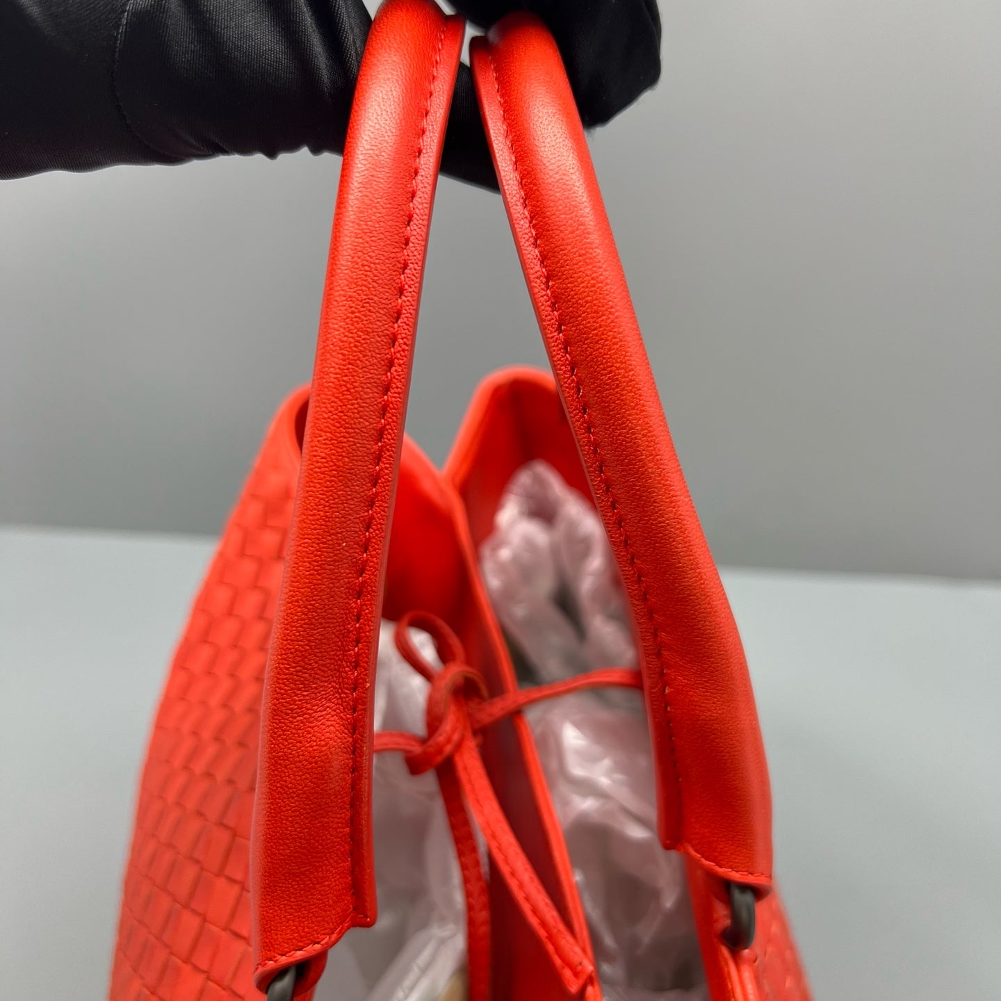 Bottega Veneta Red Satchel