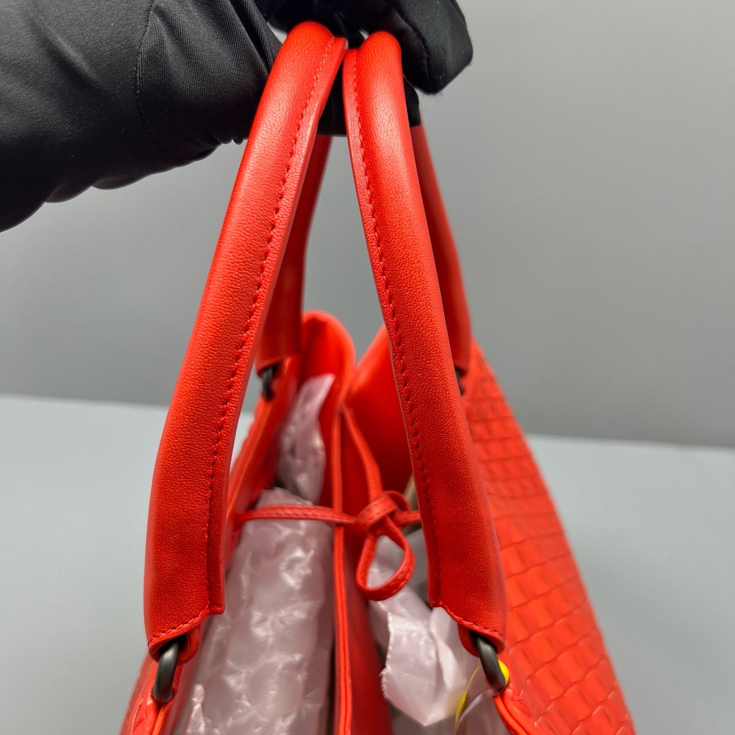 Bottega Veneta Red Satchel