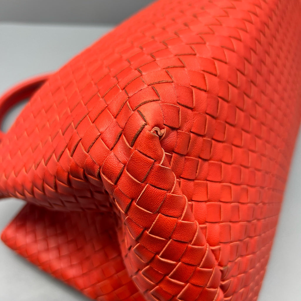 Bottega Veneta Red Satchel